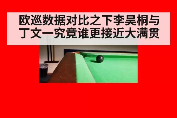 欧巡数据对比之下李昊桐与丁文一究竟谁更接近大满贯